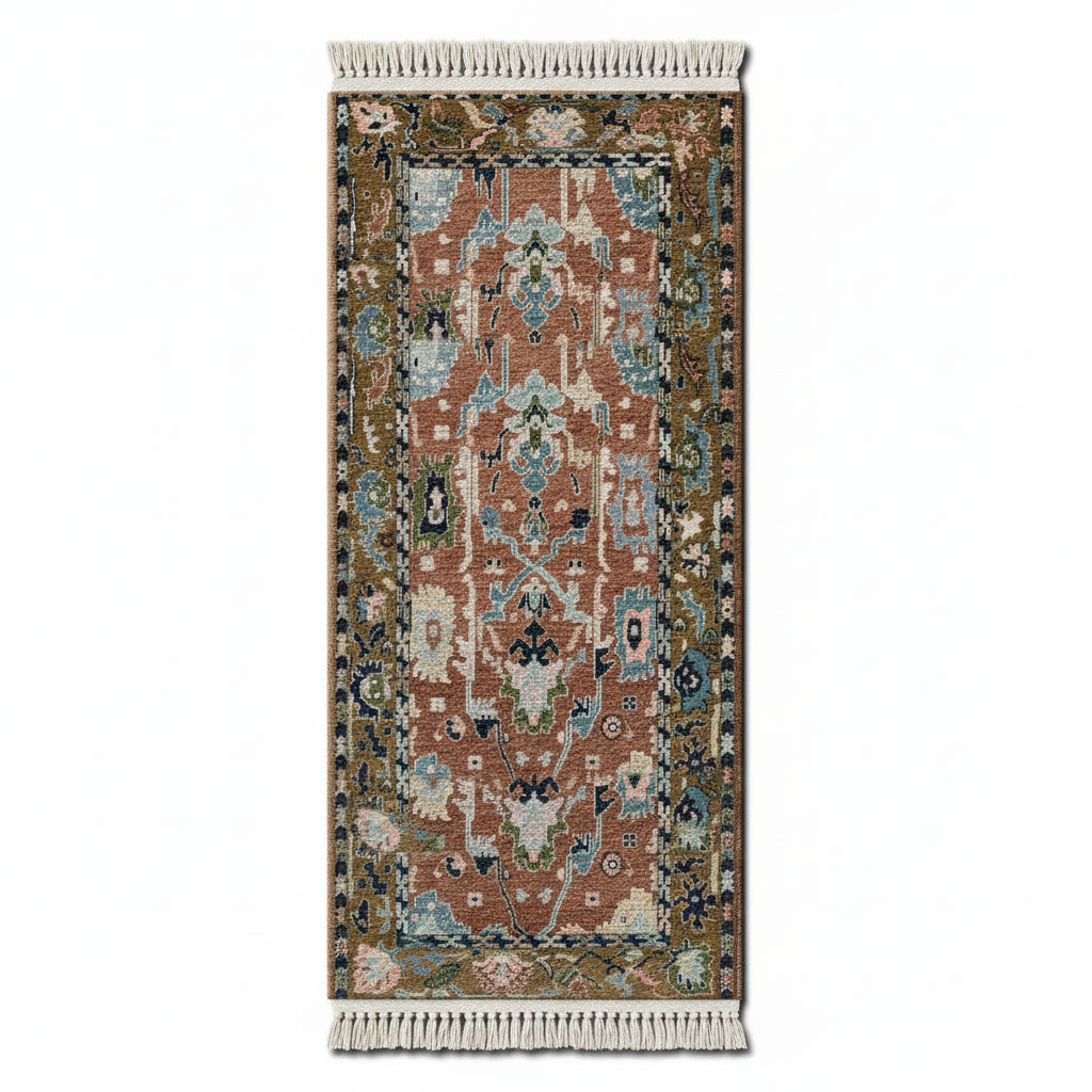 SERONILA - Hand Knotted Oushak Carpet